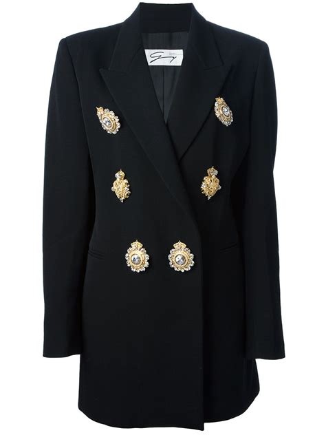 versace suit jacket womens|women's gianni Versace blazers.